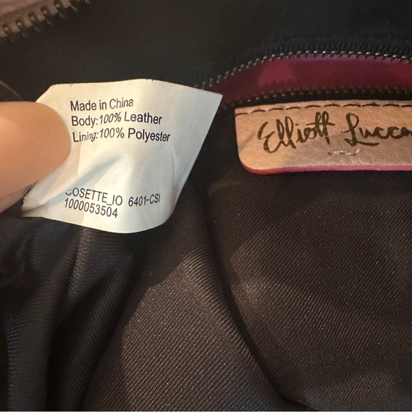 Pale pink leather satchel. EUC - Picture 6 of 6